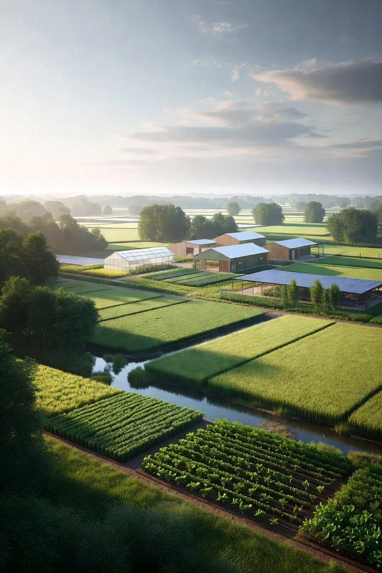 Farm and greenhouse
